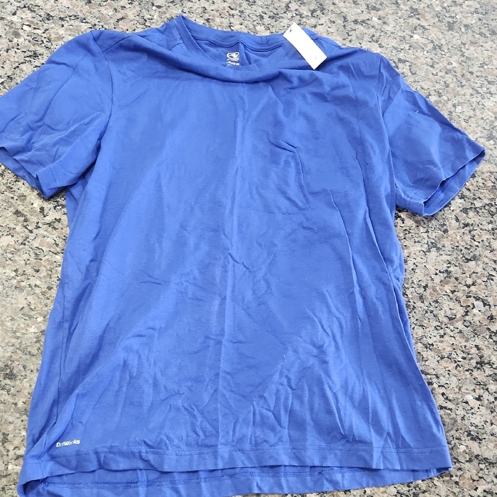 Blue Crew Neck T-Shirt